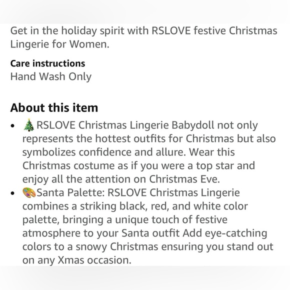 🆕Festive Red Velvet Santa Chemise with White Faux Fur Trim - Picture 2 of 12